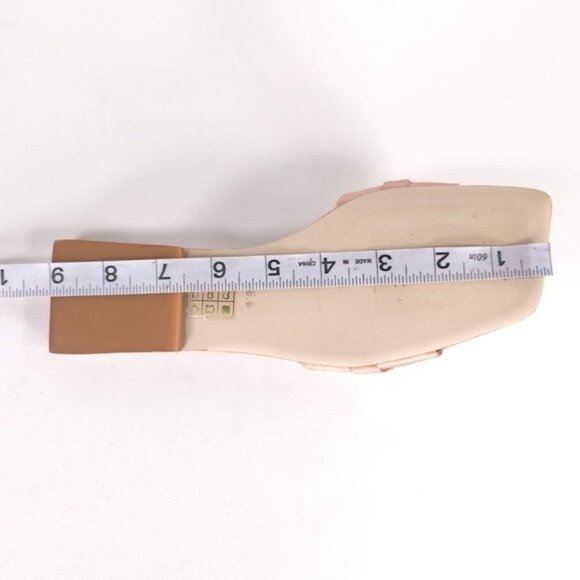 NWB Jeffrey Campbell Women's Danae Chain Flat Sandals Rose Gold Satin Size 5.5M - Picture 9 of 16